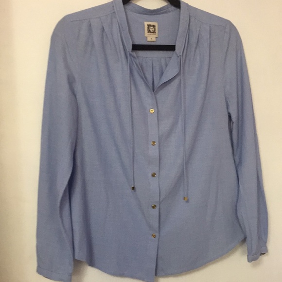 Anne Klein Long Sleeves Blouse - Picture 3 of 10